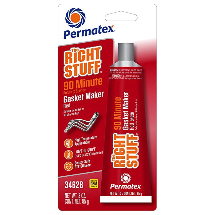 Permatex Sealant The Right Stuff Silicone 3.00 oz Tube Each 34628 Permatex - Micks Gone Bush