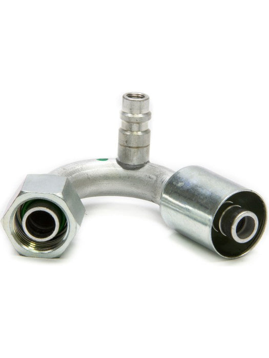 Vintage Air Fitting Hose End AC Refrigerant 135 Degree 10 AN Hose C 35543-VUG Vintage Air - Micks Gone Bush