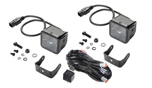Hella Universal Black Magic 2.7" L.E.D. Cube Kit Flood Beam 358176801 Hella - Micks Gone Bush