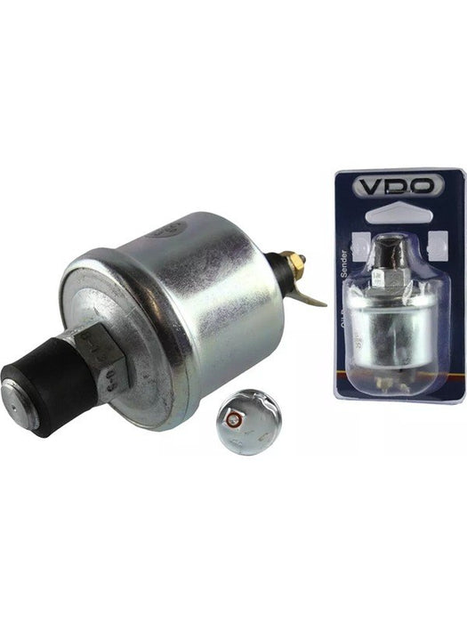 VDO Oil Pressure Sender Unt 500Kpa 1/4"-18Nptf Thread 73-10Ohms Button 360.005 VDO - Micks Gone Bush