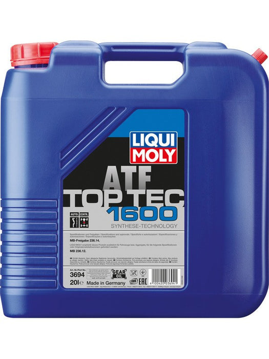 Liqui Moly Top Tec ATF 1600 20L 3694 Liqui Moly - Micks Gone Bush