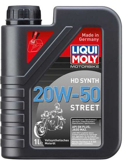 Liqui Moly Full Synthetic Motorbike HD 20W-50 Street Motor Oil 1L 3816 Liqui Moly - Micks Gone Bush