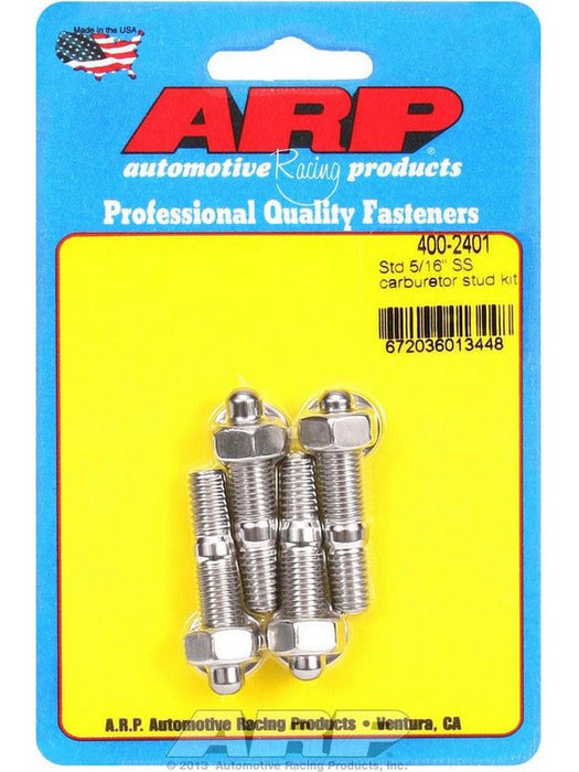 ARP Carburettor Stud Kit Hex Nut suit Carburettor w/ No Spacer 4pcs 400-2401 ARP - Micks Gone Bush