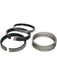 Mahle Piston Ring Set 4.155 Moly 5/64 5/64 3/16 8-Cylinder 40141CP030 Pistons, Rings, Rods & Parts Mahle - Micks Gone Bush