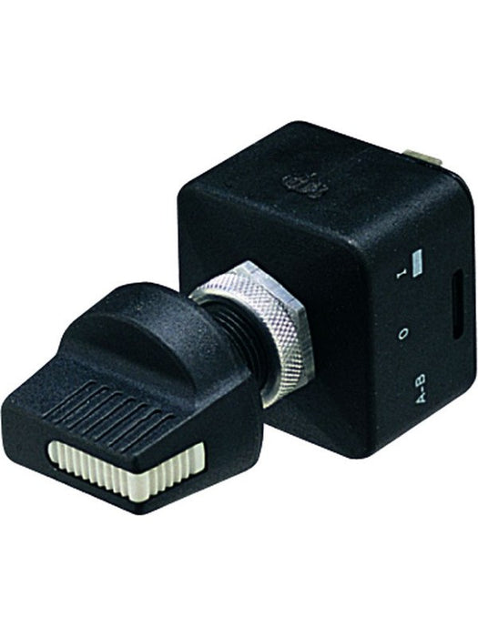 Hella Rotary Switch 15A @ 12V Off-On Flat Knob Suit 12.5mm Dia Opening 4021 Hella - Micks Gone Bush