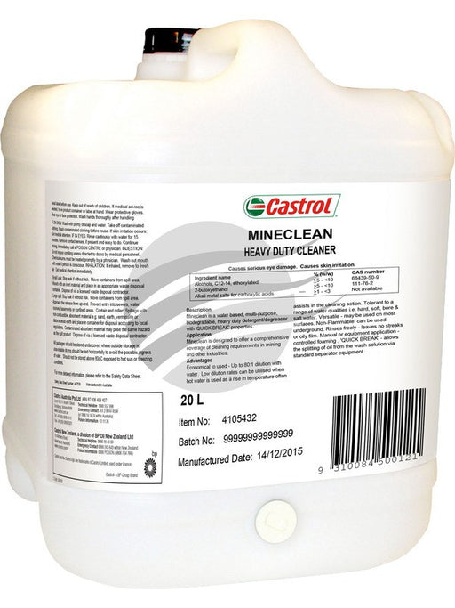 Castrol Mine clean 20 Litre 4105432 Castrol - Micks Gone Bush