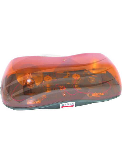 Britax Amber Mini Halogen Lightbar 12V Single Bolt Mount 420-00-12V Britax - Micks Gone Bush