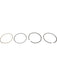Mahle Pistons Single Cylinder Piston Ring Set 4.310 1.5 15 3.0mm 4315MS-15-1 Mahle - Micks Gone Bush