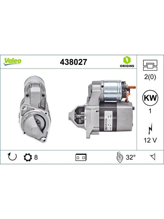 Valeo Starter 438027 Valeo - Micks Gone Bush