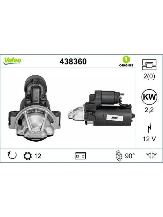 Valeo Starter 438360 Valeo - Micks Gone Bush