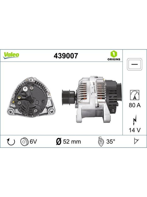 Valeo Alternator 439007 Valeo - Micks Gone Bush