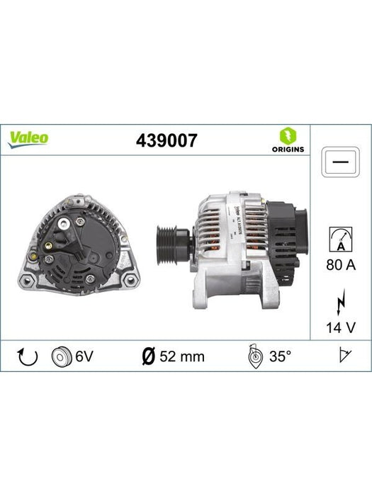 Valeo Alternator 439007 Valeo - Micks Gone Bush