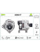 Valeo Alternator 12V 120A Bmw M3 3.2L 2002 - 05 439317 Alternators & Generators Valeo - Micks Gone Bush