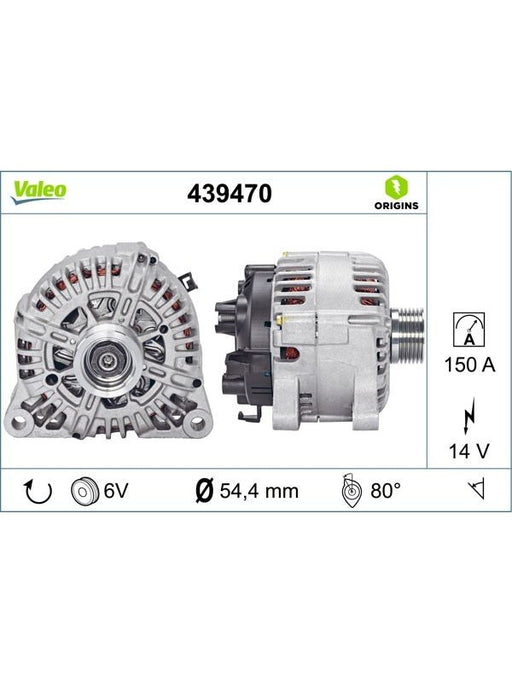 Valeo Alternator 439470 Alternators & Generators Valeo - Micks Gone Bush