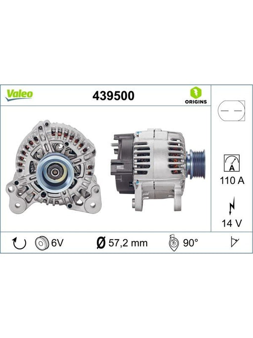 Valeo Alternator 439500 Valeo - Micks Gone Bush
