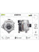 Valeo Alternator 12V 180A Bmw E63 E65 6 7 540I 550I 650I 735I 740I 745I 439510 Valeo - Micks Gone Bush