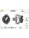 Valeo Alternator 14V 180A Audi A4 A6 2.7L 2.8L 3.0L Tfsi 08- Plug Com 439554 Alternators & Generators Valeo - Micks Gone Bush