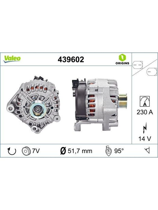 Valeo Alternator 439602 Valeo - Micks Gone Bush
