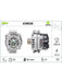 Valeo Alternator 12V 230A Bmw X5 X6 4.4L E70 E71 S63B N63B Engine 439636 Alternators & Generators Valeo - Micks Gone Bush