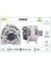 Valeo Alternator 12V 150A 6Pv Suit Renault Kangoo, Clio, 2008-On 439646 Alternators & Generators Valeo - Micks Gone Bush