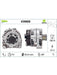 Valeo Alternator 14V 180A Bmw X5 530D E70 N57D30 439668 Alternators & Generators Valeo - Micks Gone Bush