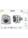 Valeo Alternator 14V 150A Citroen Peugeot 1.6Hdi 2.0Hdi 2010- Plug Com 439701 Valeo - Micks Gone Bush