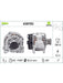 Valeo Alternator 14V 180A Audi 2.0Tdi 08-11 VW Passat 3.6Fsi 11-On 439783 Alternators & Generators Valeo - Micks Gone Bush