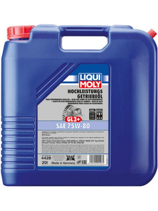 Liqui Moly High Performance Gear Oil 75W-80 GL3+ 20L 4428 Liqui Moly - Micks Gone Bush