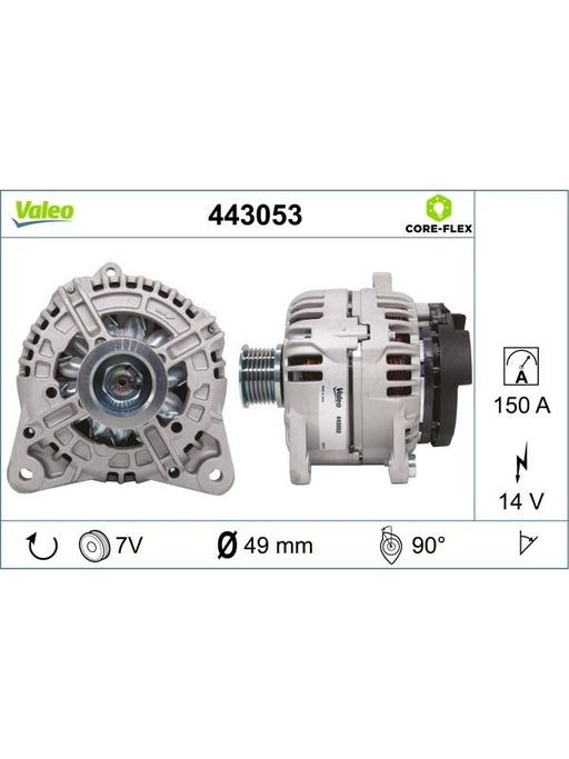 Valeo Alternator 443053 Valeo - Micks Gone Bush