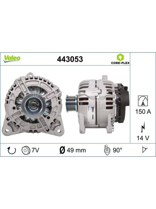 Valeo Alternator 443053 Valeo - Micks Gone Bush