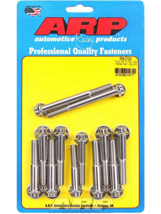 ARP Intake Manifold Bolt Kit 12PT Stainless Ford 302-351 Cleveland 454-2104 ARP - Micks Gone Bush