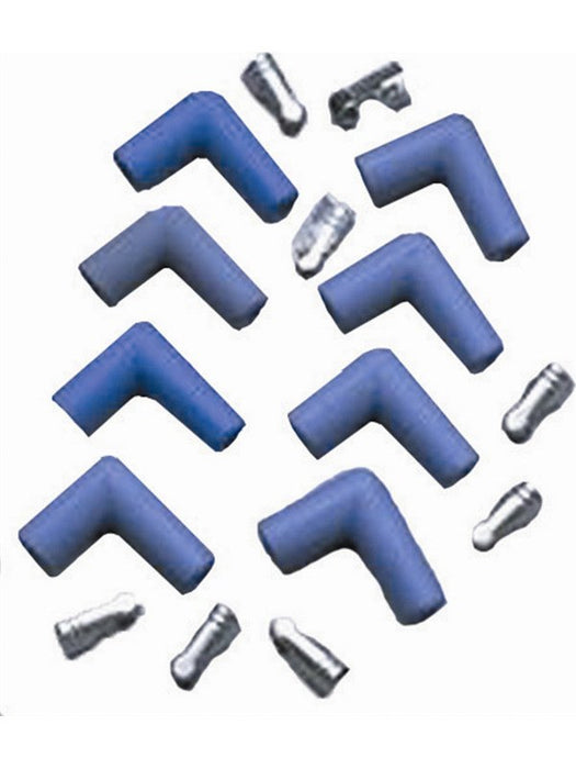 Taylor/Vertex Boot / Terminal Kit Spark Plug 8 mm Blue 90 Degree Set of 46061 Taylor/Vertex - Micks Gone Bush