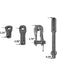 Tuff-Stuff Master Cylinder Pushrod 3-1/2 in Long 3/8-24 in Thread Clevis 4750 Tuff Stuff - Micks Gone Bush