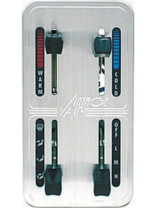 Vintage Air 4 Lever Vertical Machined Alloy Genii Control 48102-SVQ Vintage Air - Micks Gone Bush