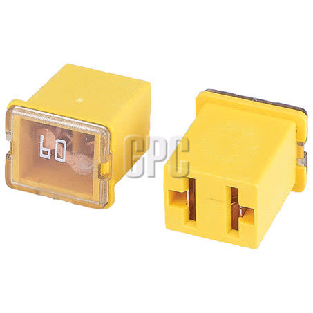 OEX Fusible Link Low Profile Female J Case 60A Yellow Pack Of 5 Part No. ACX1819 FUSIBLE LINK OEX - Micks Gone Bush