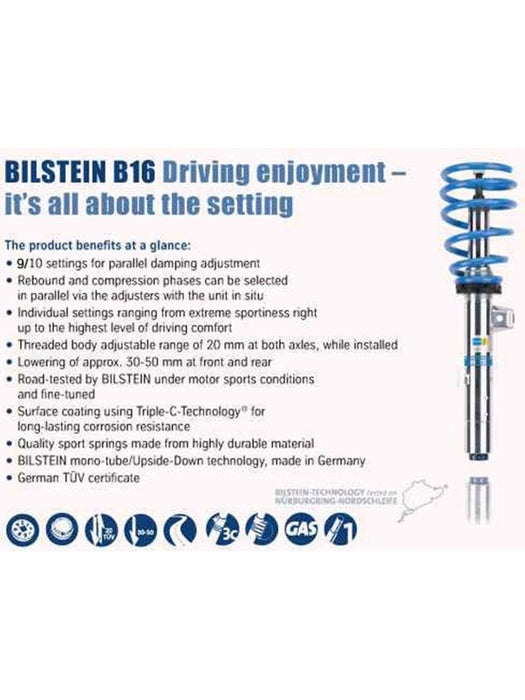Bilstein B16 DampTronic Suspension Kit 49-246988 Bilstein - Micks Gone Bush
