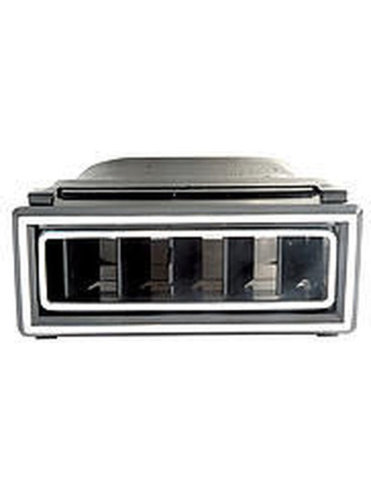 Vintage Air Std Series Duct 3.875X1.562 Black W/Chrome 49056-VUL Vintage Air - Micks Gone Bush