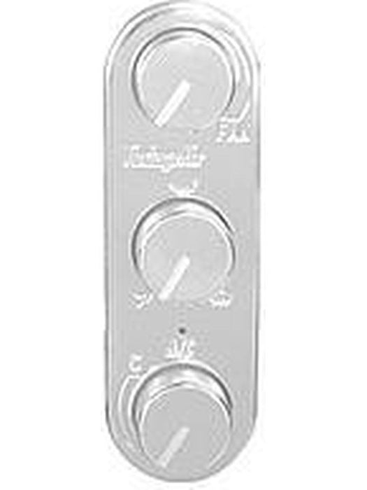 Vintage Air Climate Control Panel Gen IV ProLine 3 Knob Vertical 4 491214-RVA Climate Control Panels Vintage Air - Micks Gone Bush
