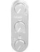 Vintage Air Climate Control Panel Gen IV ProLine 3 Knob Vertical 4 491214-RVA Climate Control Panels Vintage Air - Micks Gone Bush
