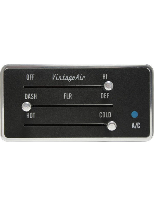 Vintage Air Climate Control Panel Gen IV ProLine 3 Lever Horizontal 4. 491230 Vintage Air - Micks Gone Bush