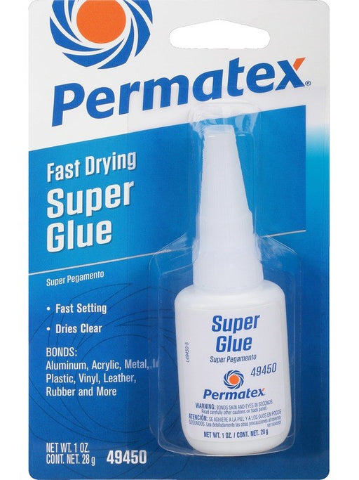 Permatex Super Glue Fast Drying Dries Clear 28g 49450 Permatex - Micks Gone Bush