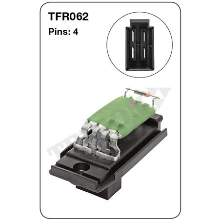 Tridon Air Conditioning Resistor TFR062 4 Pin AIR CONDITIONING RESISTOR TRIDON - Micks Gone Bush