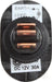 OEX Rocker Switch On/off Spst 12V Red Illuminated 30A ACX3797 SWITCH OEX - Micks Gone Bush