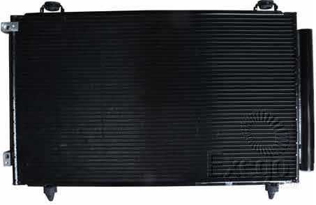 Denso Air Conditioning Condenser Parallel Flow Inlet Pad Outlet Pad CNX7930 AIR CONDITIONING CONDENSER DENSO - Micks Gone Bush