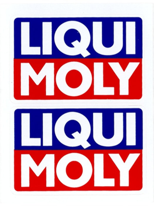 LIQUI MOLY Sticker LM Logo 7.5x4.9 cm pack of 2 50290 Liqui Moly - Micks Gone Bush