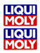 LIQUI MOLY Sticker LM Logo 7.5x4.9 cm pack of 2 50290 Liqui Moly - Micks Gone Bush