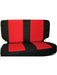 Rampage 1997-2002 For Jeep WranglerTJ Comfort Combo Seat Covers Black/ 5054530 RAMPAGE - Micks Gone Bush
