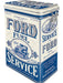 Nostalgic-Art Licensed Clip Top Tin Ford Fuel & Service White 7.5x11x17.5cm 1.3L 5131128 Nostalgic-Art - Micks Gone Bush