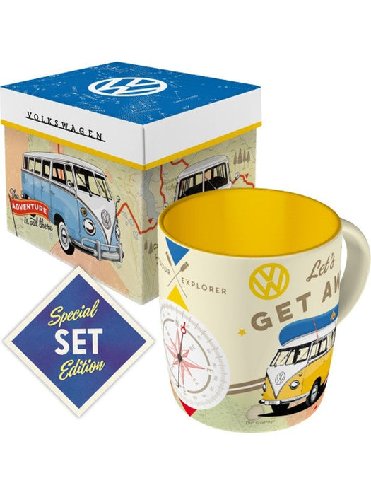 Nostalgic-Art Licensed Mug and Gift Box Combo Kombi Lets Get Away Yellow 330ml 5143128 Nostalgic-Art - Micks Gone Bush