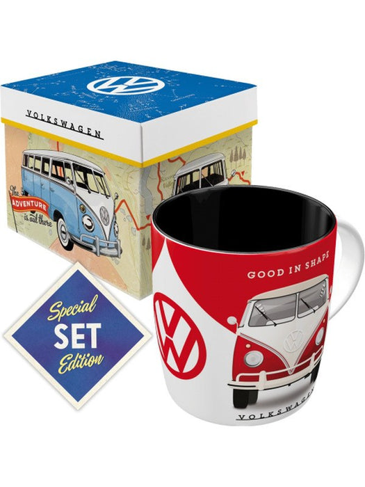 Nostalgic-Art Licensed Mug and Gift Box Combo VW Good in Shape Yellow 330ml 5143131 Nostalgic-Art - Micks Gone Bush
